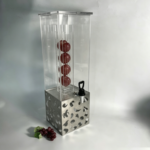 Supply High <b>Gloss</b> Thick Custom Acrylic Drink Dispenser With Faucet For Household Wedding Banquet Display - Product Image 3