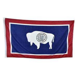 Bandera de Estados Unidos de Poliéster Personalizada de 3x5 Pies al por Mayor de Fábrica, Oklahoma, Wyoming, Carolina del Sur, Virginia, Virginia Occidental, <span class=keywords><strong>Wisconsin</strong></span> - Product Image 2