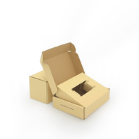 Carpeta de Papel Kraft Marrón Corrugado Reciclado Ecológico con Logotipo Personalizado en Relieve de Alta Calidad con Inserto de Cartón para Envío