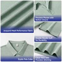 Polo Traspirante per Corsa e Fitness, Design OEM ODM, Abbigliamento Casual da Golf, Logo Personalizzato Ricamato o Stampato, Manica Corta