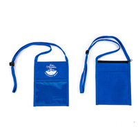 Vente en gros Logo personnalisé Lanyard Titulaire de la carte de crédit Etudiant Pochette de voyage Portefeuille de haute qualité Porte-badge d'identification pour exposition