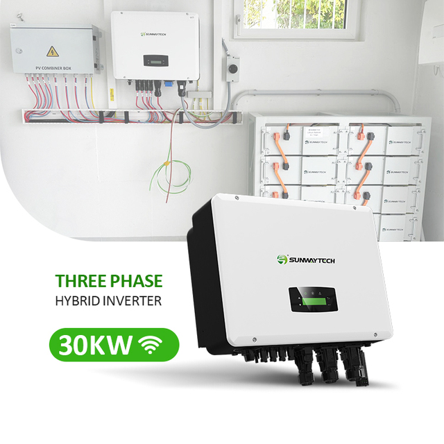 Hybrid Inverter Solar Energy Storage System 12kw 15kw 20kw 25kw 30kw Solar Inverter with CE Certificate PV Panel Inverter