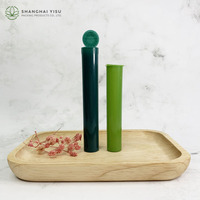 Tube d'affichage conique coloré en plastique résistant aux enfants personnalisé de 116mm Tube anti-odeur Tubes roulés à couvercle anti-pop emballage avec couvercle