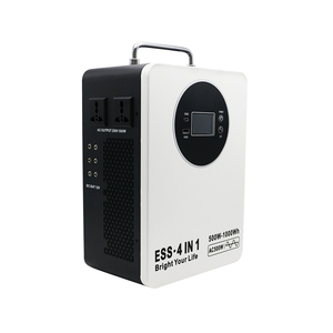 สถานีไฟฟ้าพกพาแบบเรียงซ้อนได้ 300W-1000W ความจุ 896Wh/1004.8Wh/2009.6Wh คลื่นไซน์บริสุทธิ์ LiFePO4 เครื่องกำเนิดพลังงานแสงอาทิตย์ MPPT UPS พร้อมหน้าจอ LCD - Product Image 3