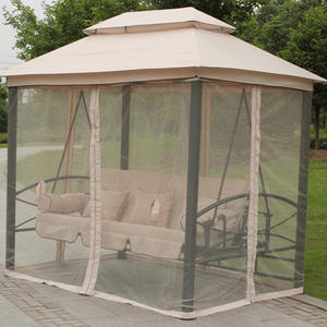 Super Septembre <span class=keywords><strong>double</strong></span> hamac moderne <span class=keywords><strong>jardin</strong></span> étanche toit balançoire Gazebo chaise berçante Villa cour extérieur <span class=keywords><strong>lit</strong></span> à <span class=keywords><strong>bascule</strong></span> - Product Image 2