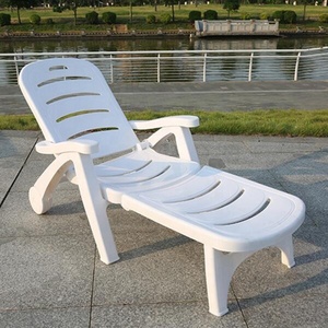 Muebles al aire libre de plástico blanco <span class=keywords><strong>piscina</strong></span> sillas de salón - Product Image 1