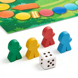 OEM Kids Educational Board Game Custom Cardboard Card Game Printing with Accessories Colored Packaging Custom Logo Eco-Friendly - Product Image 4