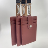 Lanière personnalisable en cuir avec logo en gros, porte-badge d'identification en relief pour ceinture de travail, réglable