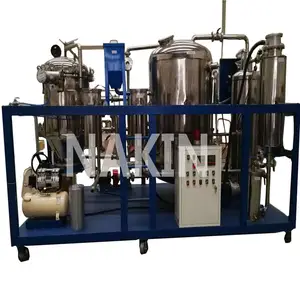 Machine de raffinage d'huile de tournesol à petite échelle en acier inoxydable de qualité alimentaire, équipement de machines de raffinage d'huile de cuisson