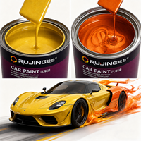 Peinture automobile Ruijing 1K argentée haute brillance anti-décoloration pour la retouche et la pulvérisation complète des véhicules
