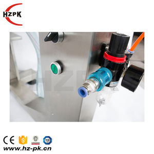 HZPK Semi-auto Vertical Single Head Cosmetics Cream Can Bottle Paste Filling <b>Machine</b> - Product Image 4