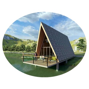 Prefab Huts Resort Cottage Home Garden Chalet Log Cabin Kits Wooden Mini Houses