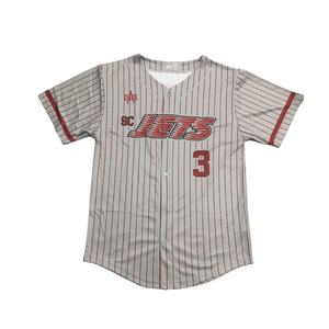 Custom Printing Honkbal Truien Jeugd Krijtstreep Competitie Honkbal Uniform - Product Image 1