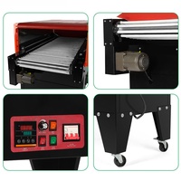 Chaîne de machines de tunnel de rétraction thermique de type jet 8525, emballage automatique de films PVC/POF pour boîtes, sachets en aluminium de qualité alimentaire industrielle