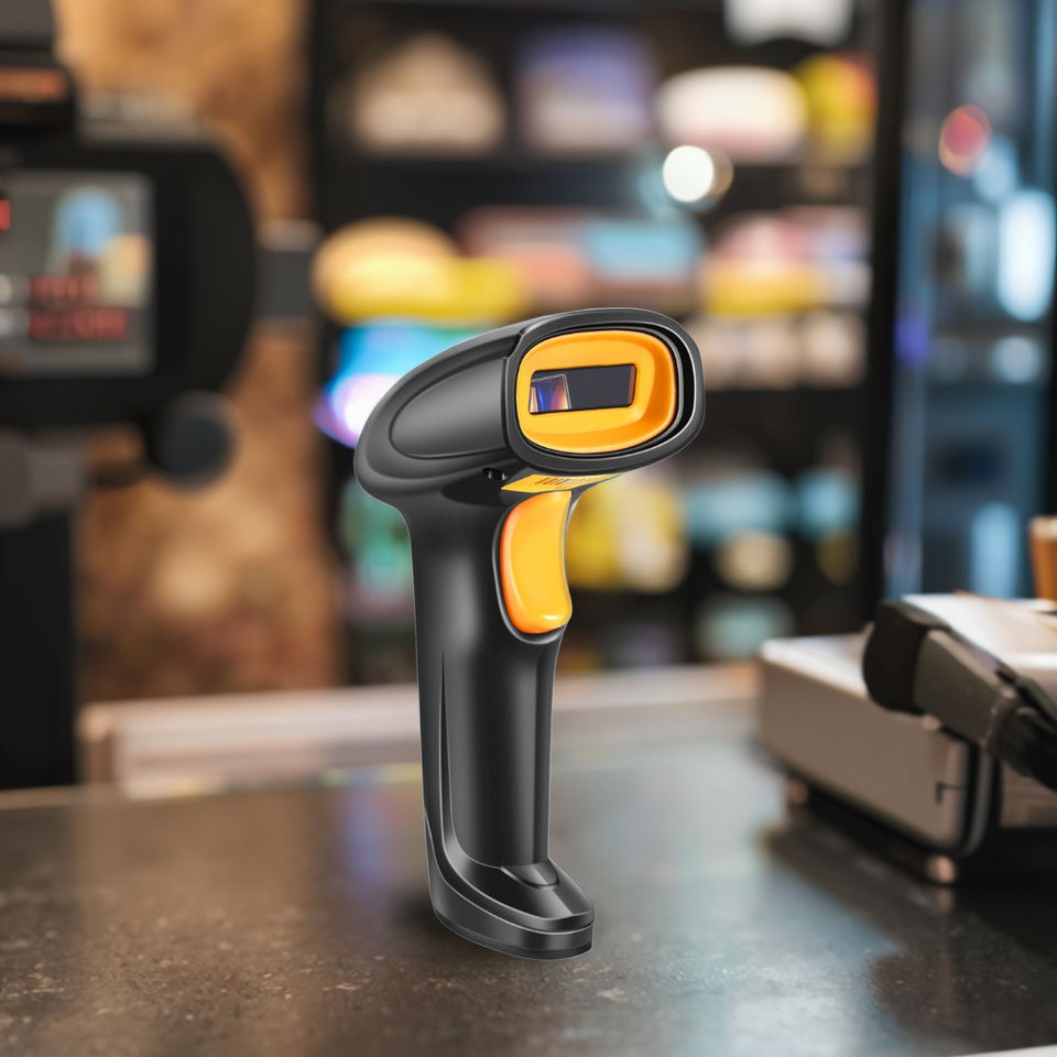 2D CMOS Wireless Sensor Barcode Scanner Pos for Reading 1D QR Code ...