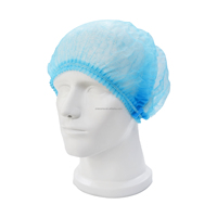 Gorro Quirúrgico Desechable CE de Polipropileno No Tejido con Clip, Doble Banda Elástica, Azul, Colorido, Clase I