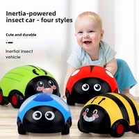 YD TOYS Voiture jouet Coccinelle à sept points en plastique ABS écologique avec fonction de recul et mouvement à inertie, unisexe, 2 ans et plus, échelle 1:5