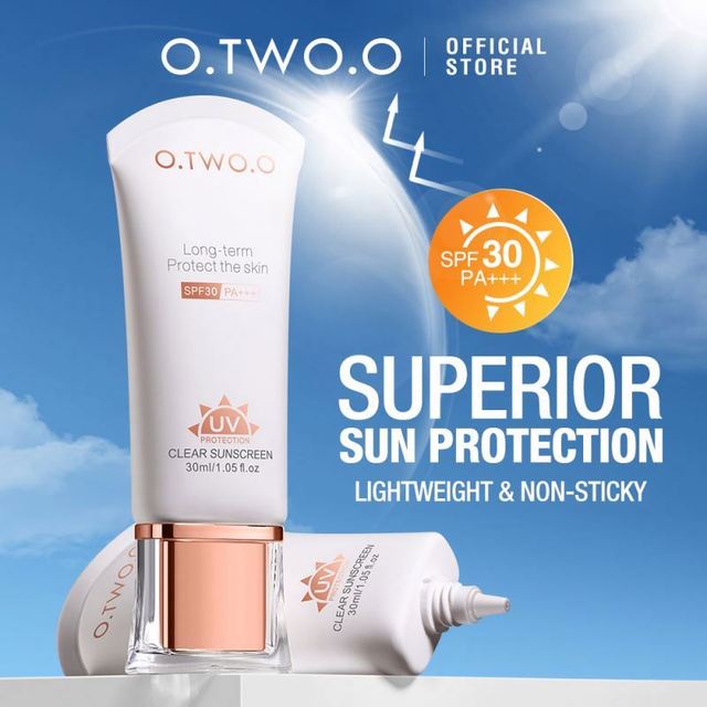 New O.two.o Superior Sunscreen Spf 30 Uv Protection Sunblock With Anti-aging Moisturizing Features For Face Skin Whitening New