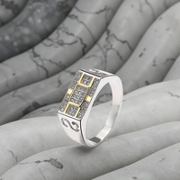 Bague islamique en argent 925 pour homme, nouveau design tendance, bijouterie de luxe pour mariage et fête, bijoux fins
