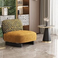 Fauteuil de salon de luxe en velours rétro - Design durable et écologique pour les hôtels, les auberges de jeunesse, les salles d'accueil et les salons