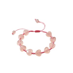 Braccialetto Artigianale con Perline in Pietra Naturale, Motivo a Cuore, Romantico e Trendy, Amore Eterno, <span class=keywords><strong>Regalo</strong></span> per Coppie per San Valentino e Anniversario - Product Image 5