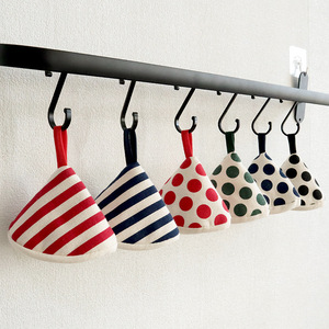 Dot Triangle Insulated Cotton Dishwasher Safe Oven Mitts with Triangular <b>Pot</b> Handle <b>Small</b> Tools Pan <b>Lid</b> <b>Pot</b> Cover - Product Image 2