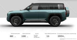 BYD YangWang U8 Range Extended SUV Hybrid de alta velocidad 4WD Dirección izquierda Vehículo de nueva energía CLTC 1000km 1197PS - Product Image 4