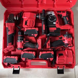 Kit de Herramientas Eléctricas 4 en 1 de Alta Calidad, Batería de Iones de Litio de 18V, Incluye Amoladora, Llave de Impacto, <span class=keywords><strong>Taladro</strong></span> y Destornillador, OEM - Product Image 1