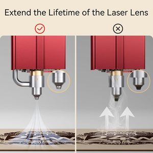 ATOMSTACK F60 Luftunterstützungs-Set Doppelpumpe 10-60 L/min Automatische Umschaltung für Lasergravurmaschine A6 A12 X12 A24 X24 <span class=keywords><strong>A70Pro</strong></span> - Product Image 2