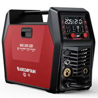 ARCCAPTAIN 205A Machine à souder multiprocessus MIG205 Pro 6-en-1 Soudeuse à onduleur MIG 120V/240V pour la vente en gros aux concessionnaires