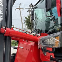 Gelenkiger Allgelände-Gabelstapler 5 Tonnen 4x4 Diesel Teleskoplader für Landwirtschaft, Bergbau und Bauwesen