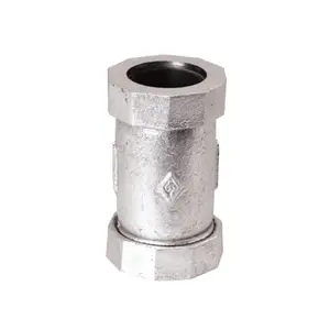 LAA conector longo aço maleável ferro galvanizado acessórios para tubos pretos joint LCC SCC Quick Connector TCC tee