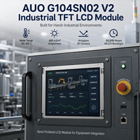AUO G104SN02 V2 10,4 Zoll TFT LCD-Anzeigemodul 800x600 SVGA Industrielles LCD-Display-Panel LVDS 20-Pin für Geräteintegration
