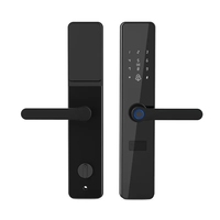 Serrure de porte numérique RFID pour appartement Handaily, cylindre intelligent biométrique, empreinte digitale, mot de passe, serrure de porte intelligente Wifi, application Tuya