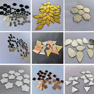 Tự làm dính Màu Đỏ Gương thủy tinh Gạch Mosaic 5x5mm 10x10mm màu gương pha lê thủy tinh Gạch Mosaic Thủy Tinh óng ánh Gạch Mosaic Thủy Tinh - Product Image 5