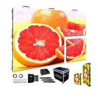 Sistema de Pantalla LED a Todo Color de 6m X 3m P4.81, Resolución 8K, Resistente al Agua IP67, Brillo de 5000cd, Pantalla de Alquiler para Interiores y Exteriores