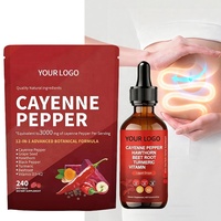 Capsules de piment de Cayenne - 3000 mg équivalent par portion - Vitamine D3K2 - Utilisation pour adultes