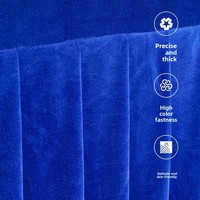 Nappe de table unie en peluche personnalisable, directement de l'usine, lavable et imperméable, idéale pour banquets et mariages