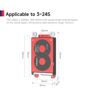 Deligreen K Series Daly Smart สำหรับชุดแบตเตอรี่ลิเธียมไอออน-3S-24S 12V-48V 20A-300A Lifepo4/<span class=keywords><strong>NCM</strong></span> ได้รับการรับรองมาตรฐาน CE/ROHS รับประกัน 5 ปี - Product Image 2