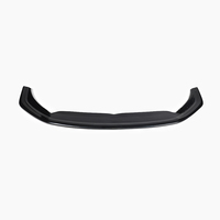 Divisor de Parachoques Delantero Negro Brillante ABS para Volkswagen Polo AW MK6 2018 2022