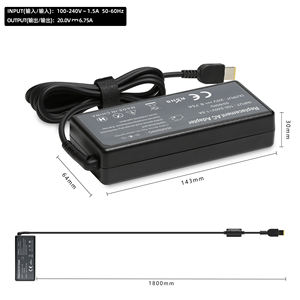 Nouveau <span class=keywords><strong>chargeur</strong></span> universel d'ordinateur portable de bureau 135W 20V 6.75A pour X1 G50 E431 L440 <span class=keywords><strong>T440</strong></span> S3 connecteur carré avec adaptateur de broche USB - Product Image 6
