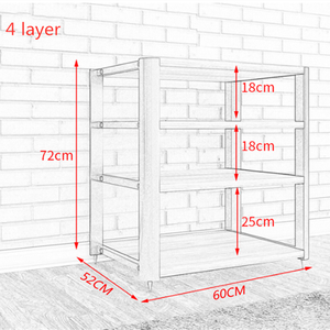 DK-014 Giá Đỡ Âm Thanh Góc Tròn HIFI Tủ Khuếch Đại Tủ Giá Đỡ Tủ Aome Nhiều Tầng Sàn - Product Image 6