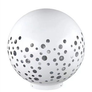 Luces de jardín impermeables para exteriores, lámpara de jardín LED con esfera hueca para patio, iluminación de paisaje. - Product Image 5