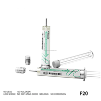 Pâte à souder et flux QTS KSLID F20 sans halogène, sans plomb, à base de colophane pour la réparation de téléphones mobiles et d'iPhone