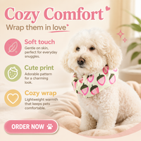Bandana Rafraîchissante Personnalisée pour Chiens – Écharpe de Cou Anti-Chaleur d'Été, Respirante, Réglable, en Polyester Solide avec Gel au Dos