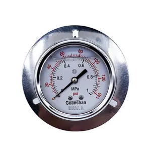 Hochpräzises Saug manometer Differential verteiler Glycerin Silikonöl gefülltes Drehmoment Manometer 1/4(G PT NPT)