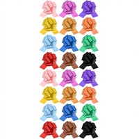 40 nœuds étoiles géants de 120 cm, 20 couleurs, pour emballage cadeau, réutilisables, Noël, anniversaire, ruban, boîtes d'emballage, polyester