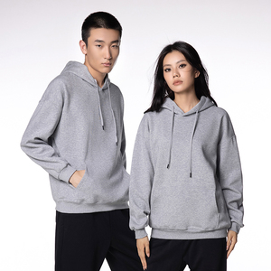 En stock quantité minimale de commande bas personnalisé 400 Gsm polaire coton/Polyeste surdimensionné lourd épaule tombante à capuche - Product Image 3