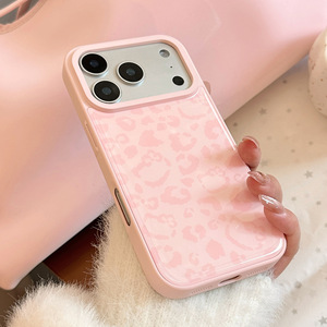 Funda para Teléfono Apple 17 Promax con Estampado de Leopardo <span class=keywords><strong>Rosa</strong></span>, Funda Suave con Pegamento de Goteo para <span class=keywords><strong>iPhone</strong></span> 17 - Product Image 2