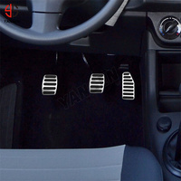 Pédales de voiture pour Suzuki Jimny JB74 JB64 2019 2020 2021 2022 Pads at MT Gas Brake Pedal Cover Parts Stainless Steel Accessories